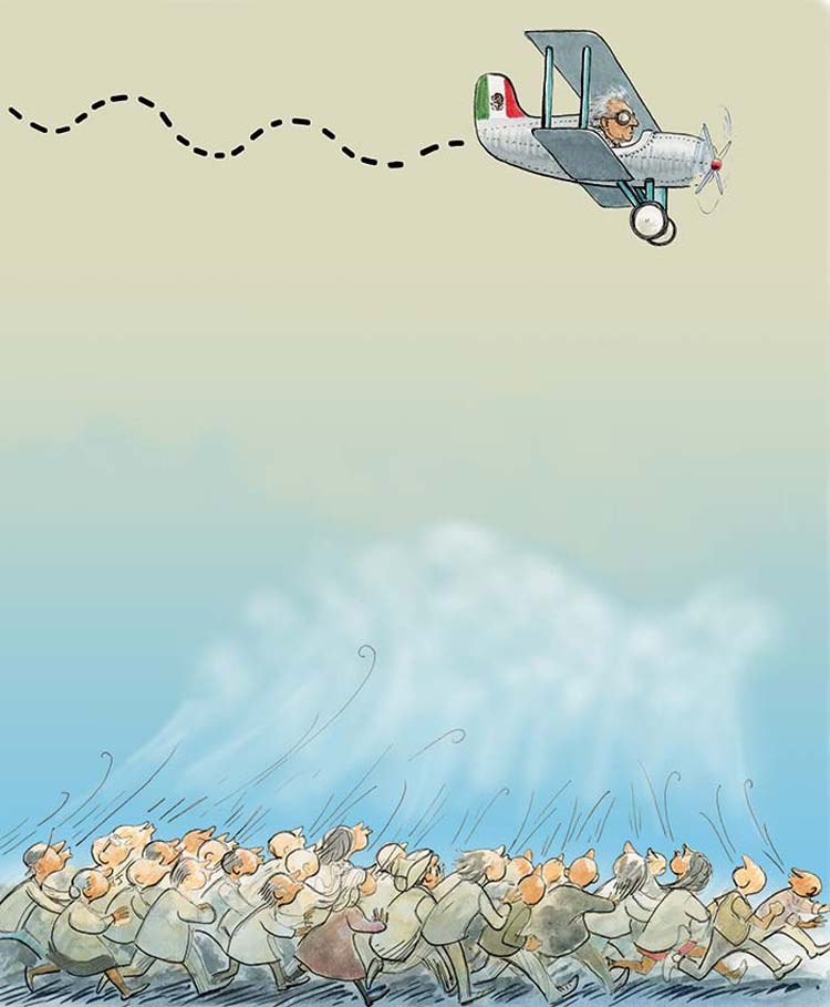 Observaciones etnográficas en torno a la marcha de la “celebración con el presidente de 4 años de transformación”