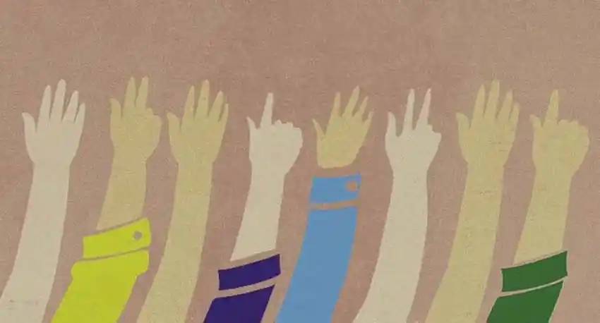 Manifestación por la democracia