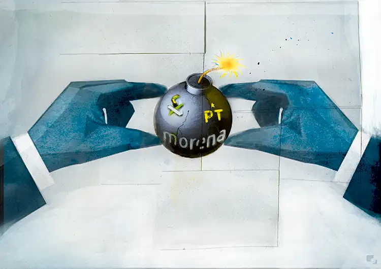 Una frágil coalición gobernante